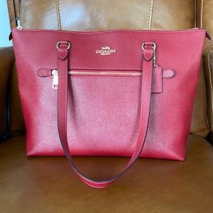 Red Coach Outlet Gallery Tote